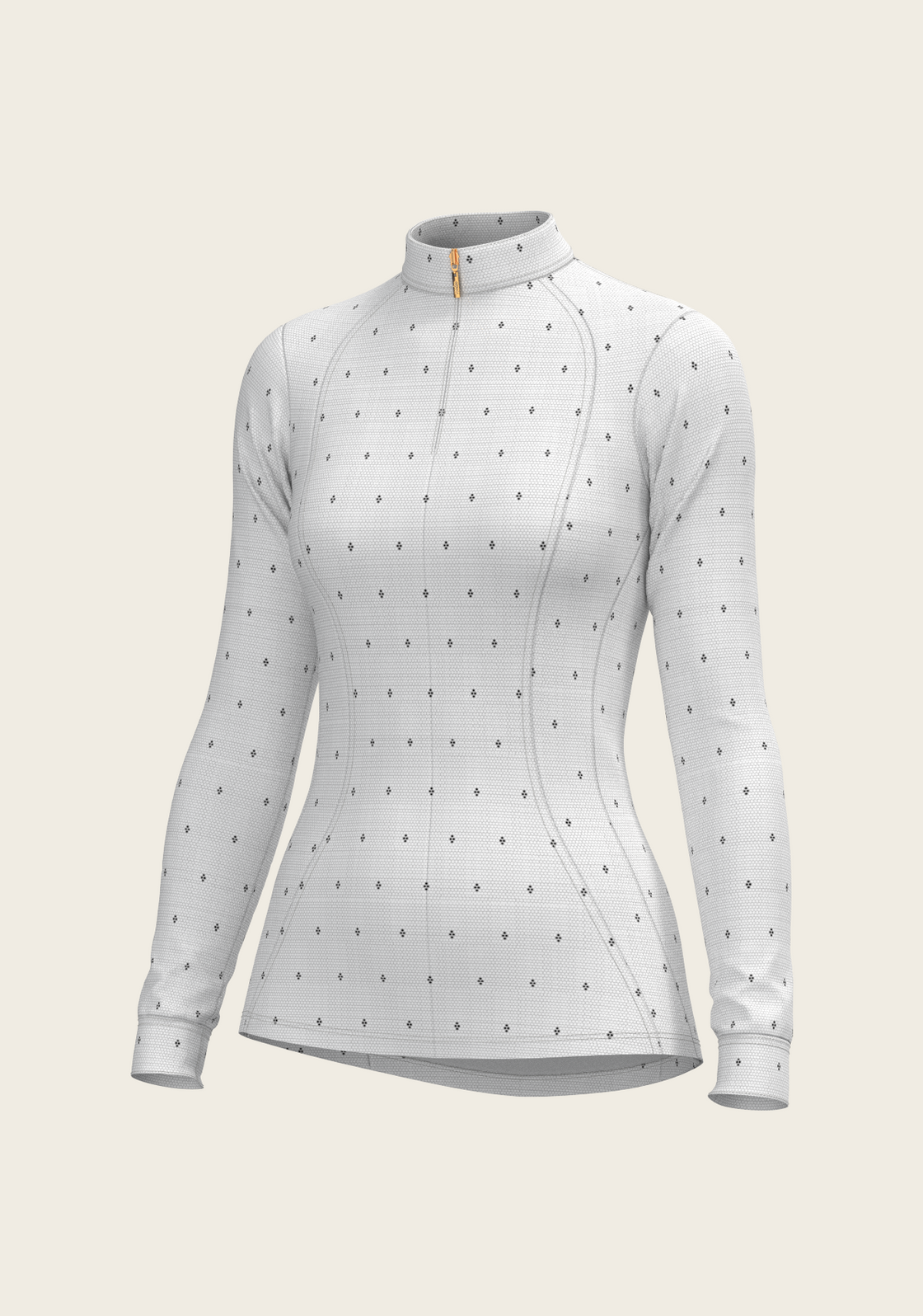 Mosaic 4 Dot Quarter Zip Sun Shirt