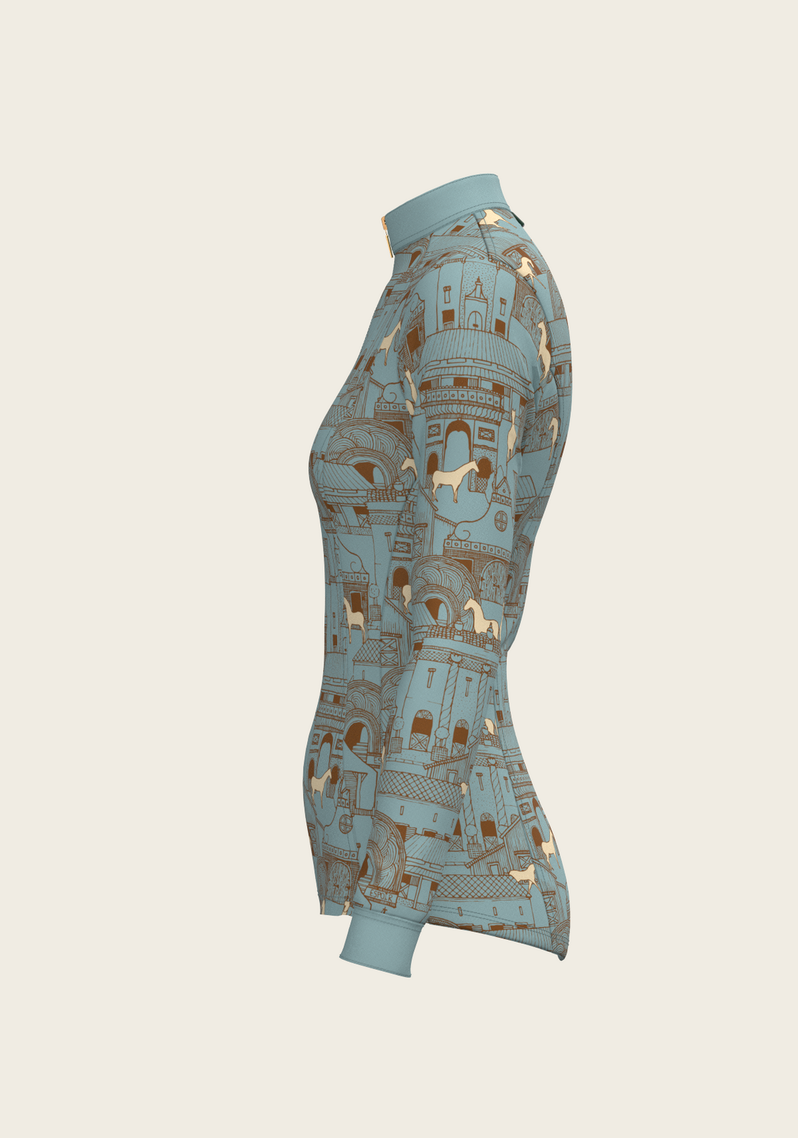 Horse Town Symphony Quarter Zip Sun Shirt