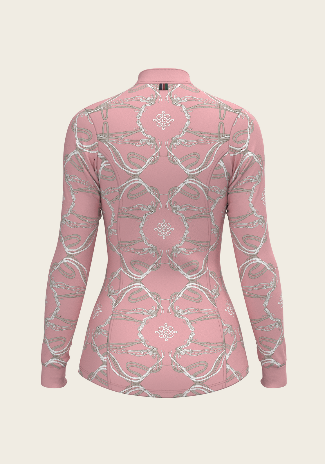 Roped Bridles on Rose Quarter Zip Sun Shirt
