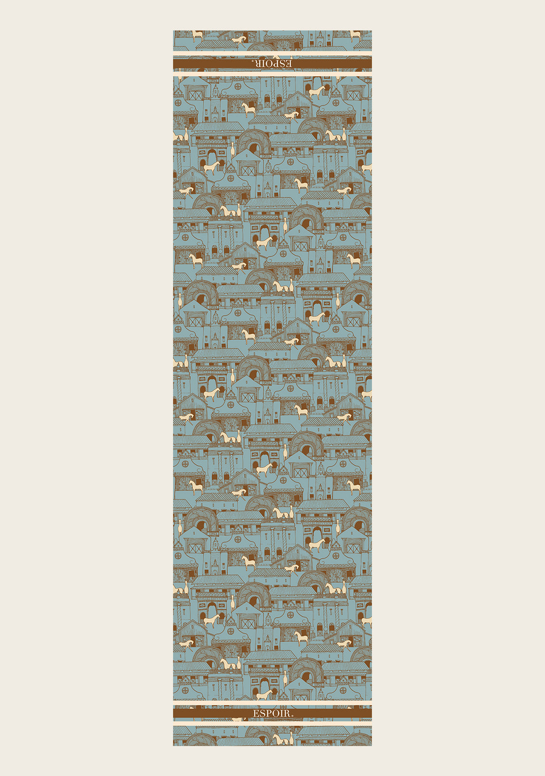 Horse Town Symphony Rectangular Scarf