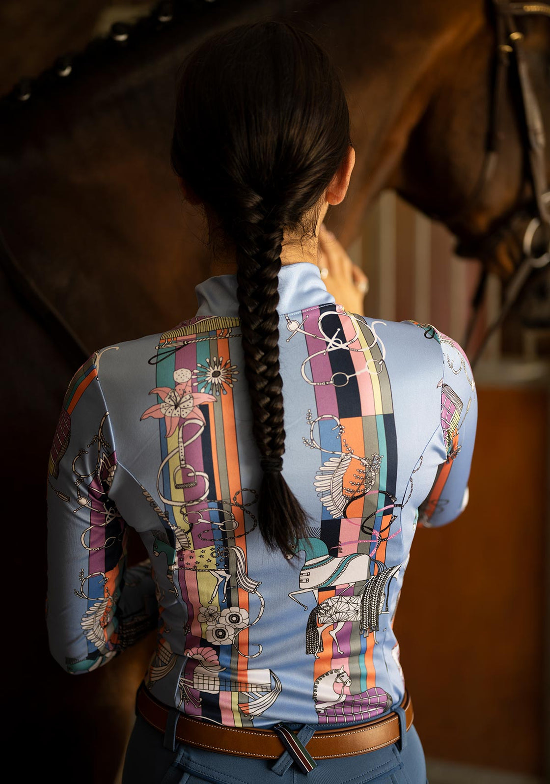 Cheval Celebration Quarter Zip Sun Shirt