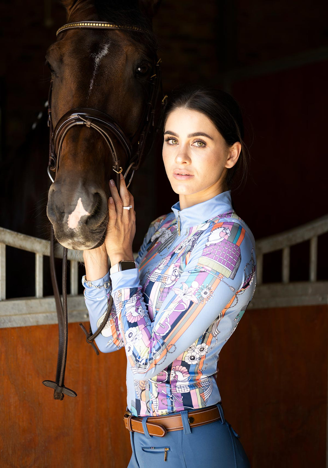 Cheval Celebration Quarter Zip Sun Shirt