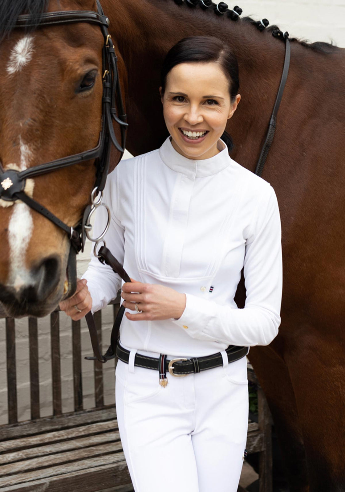 Chemise Showmanship Lux Show Apparel - Pour équitation Et Concours Chemise Showmanship Lux Show Apparel - Pour équitation Et Concours