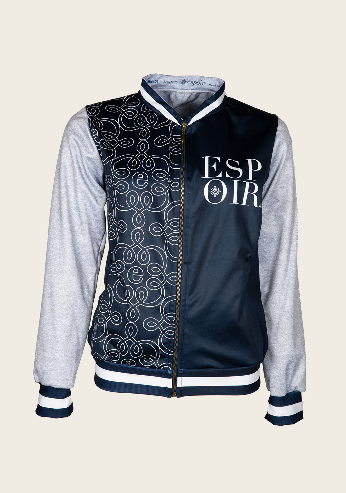 ON SALE!!!  Espoir Navy SPORT Bomber Jacket