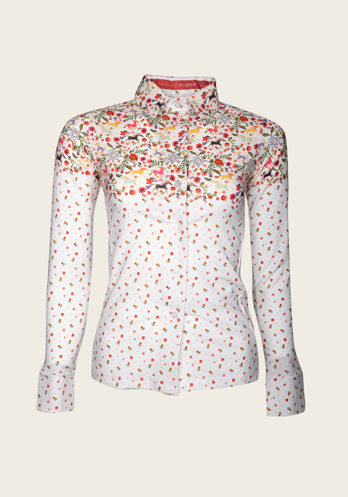 Joie White Floral Ladies’ Button Shirt