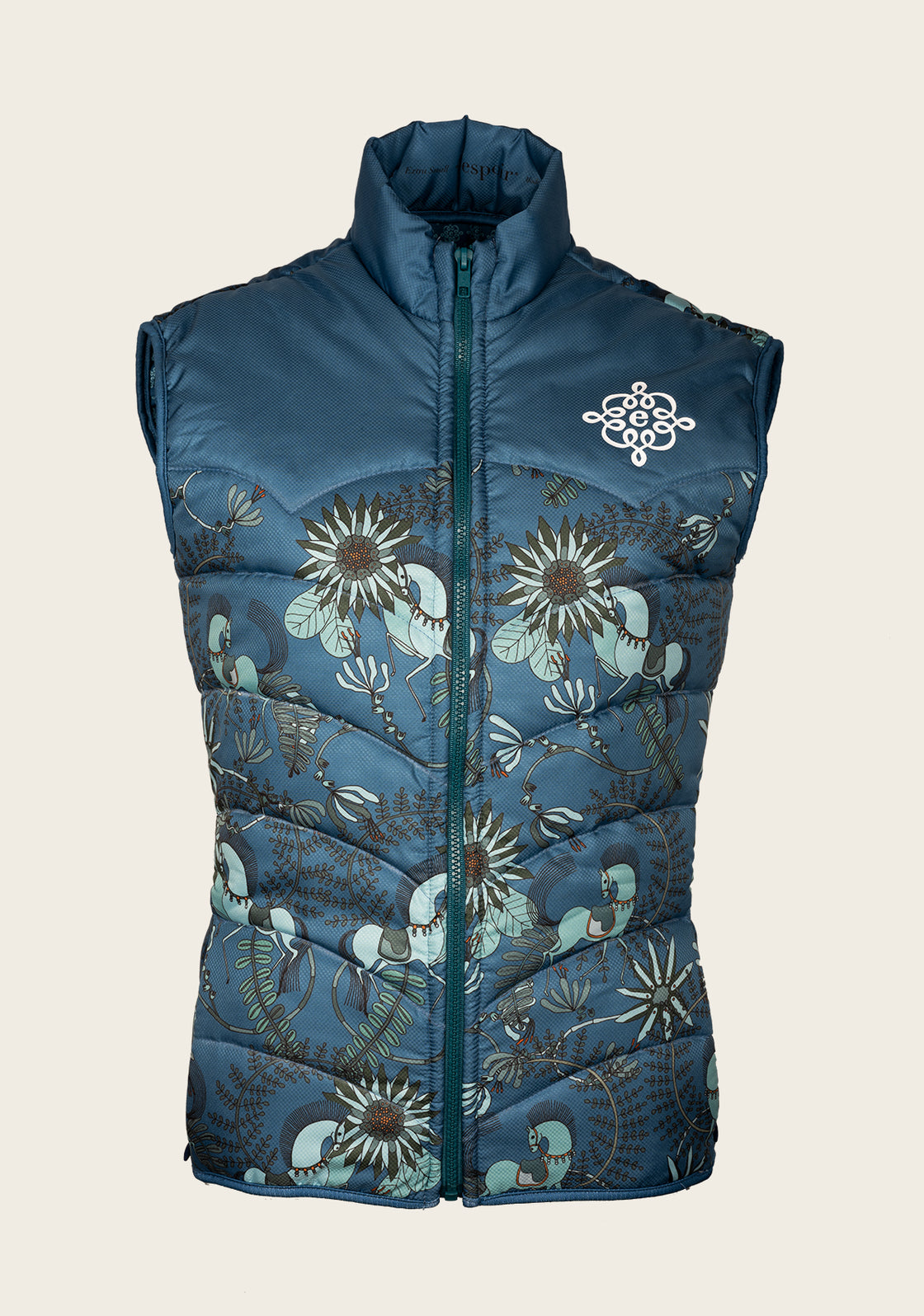 Espoir Mint Magic Sleeveless Puffer Vest