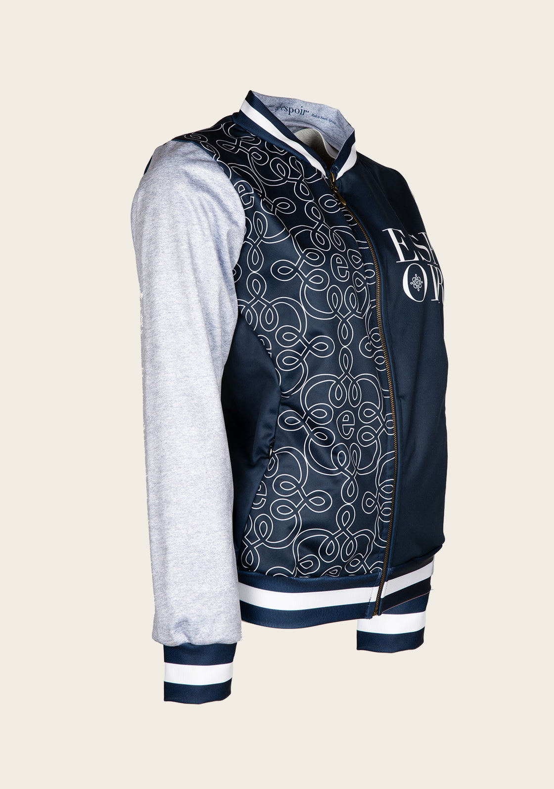 ON SALE!!!  Espoir Navy SPORT Bomber Jacket