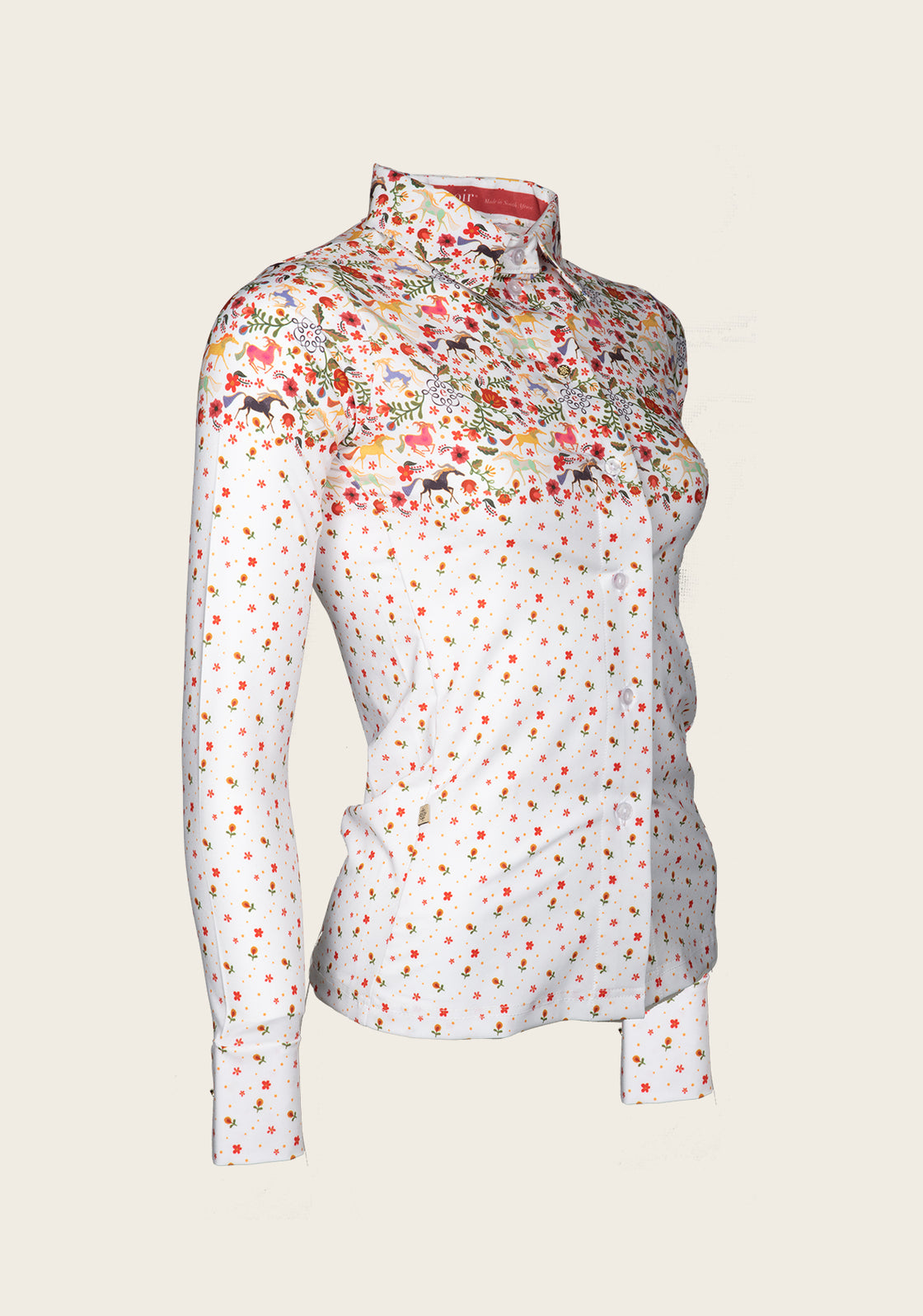 Joie White Floral Ladies’ Button Shirt
