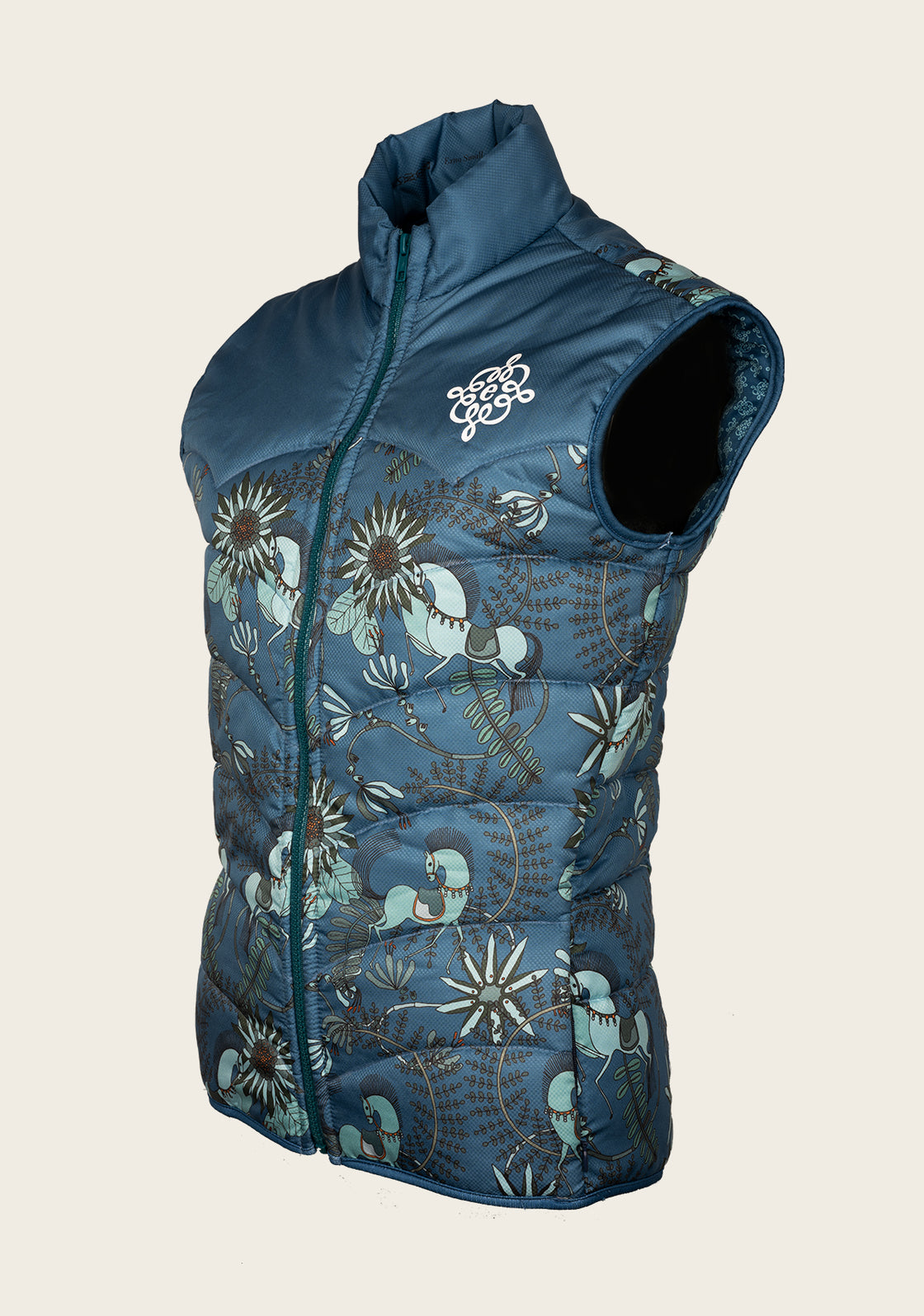 Espoir Mint Magic Sleeveless Puffer Vest