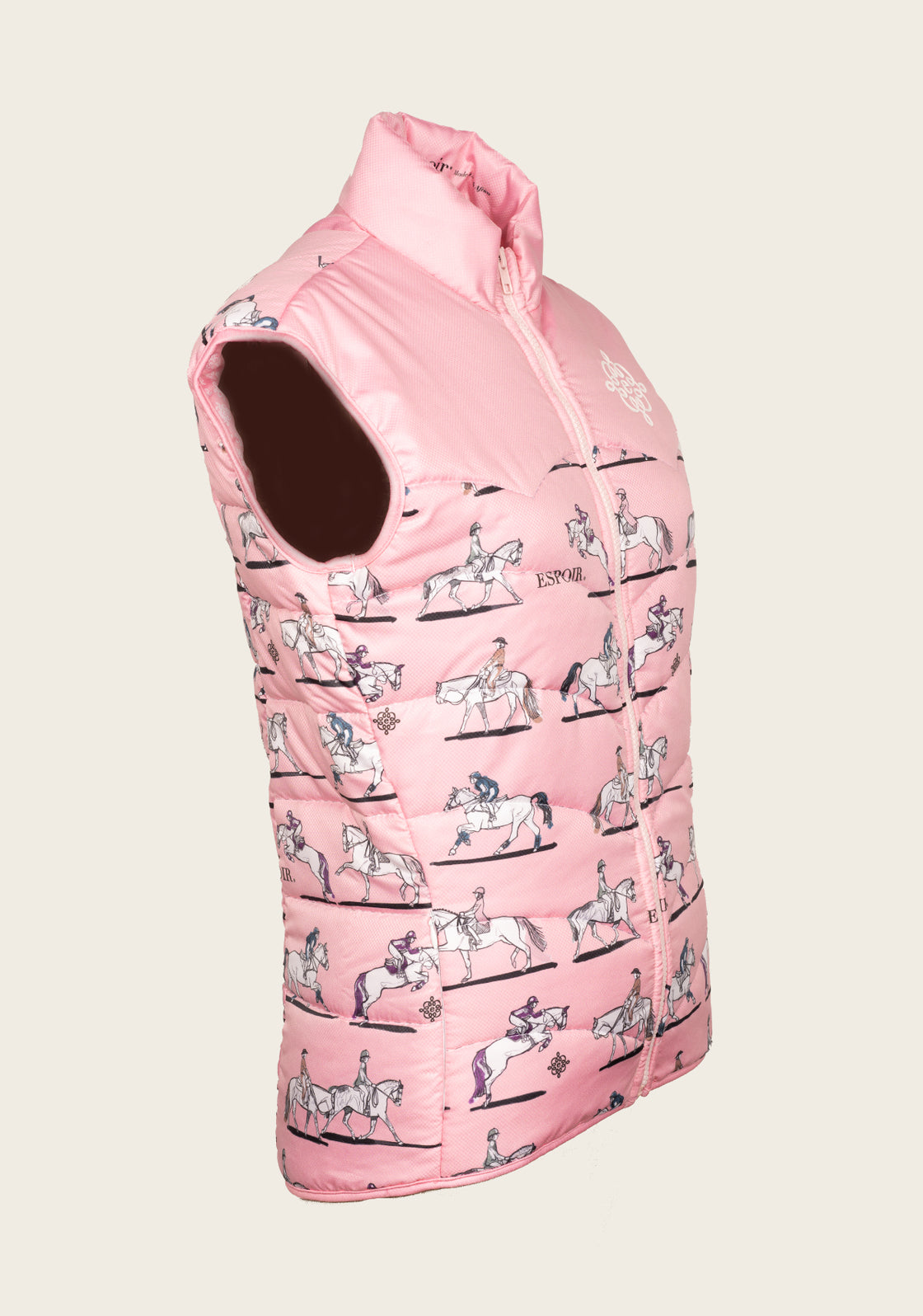 Espoir United Equestrian Sleeveless Puffer Vest