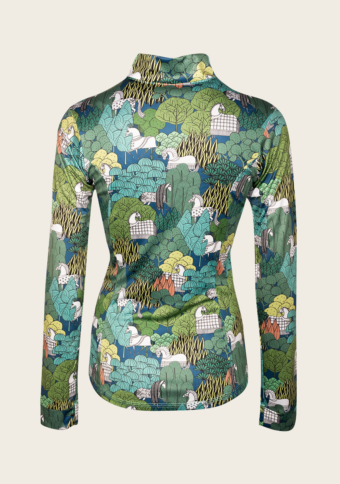 Enchanted Forest Quarter Zip Sun Shirt
