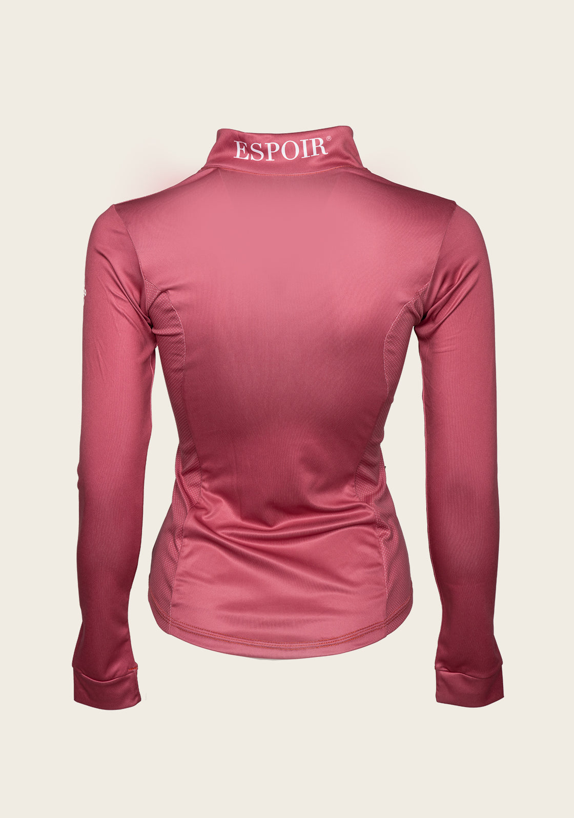 Espoir Lumiere Eternal Collection Dirty Pink Quarter Zip Sun Shirt
