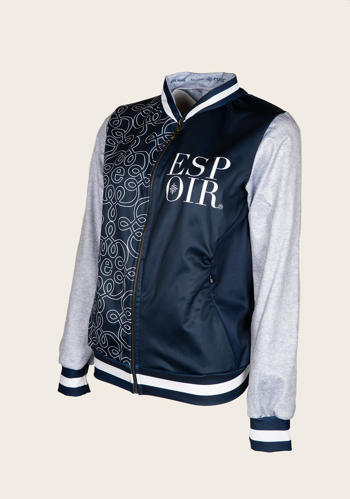 ON SALE!!!  Espoir Navy SPORT Bomber Jacket