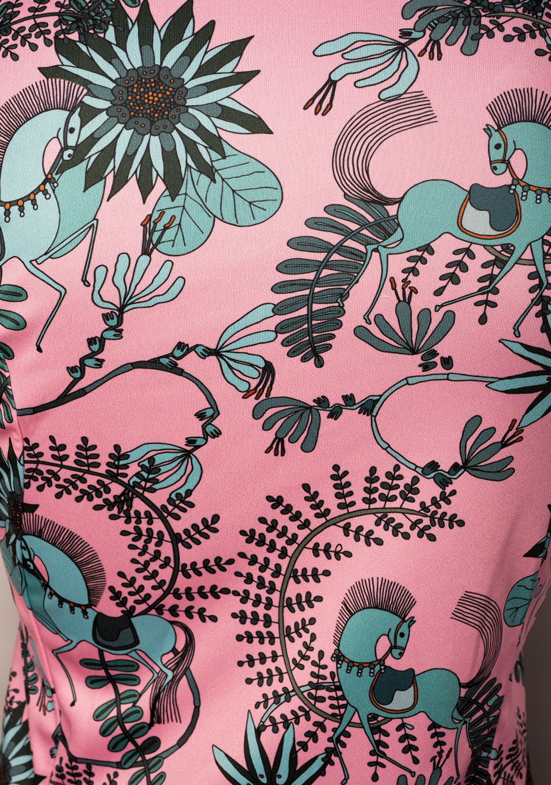Mint Magic in Pink Quarter Zip Sun Shirt