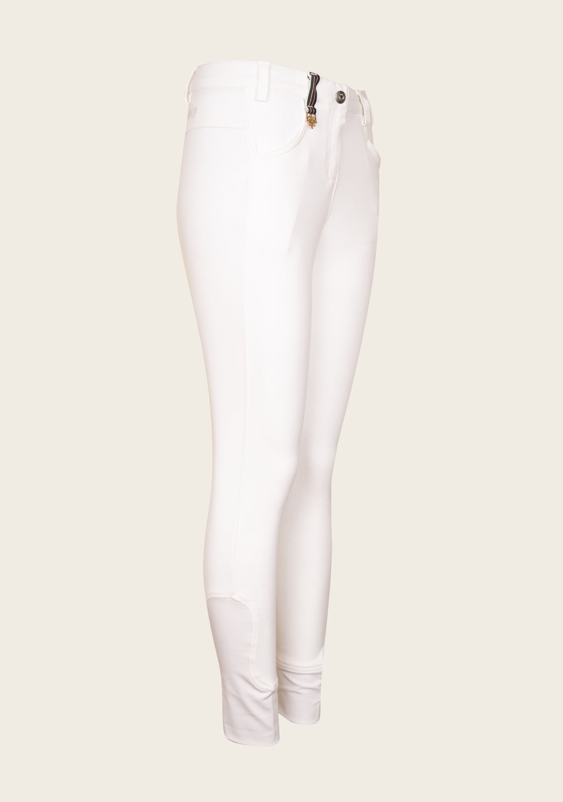 Espoir Coquet White Show Bamboo Breeches