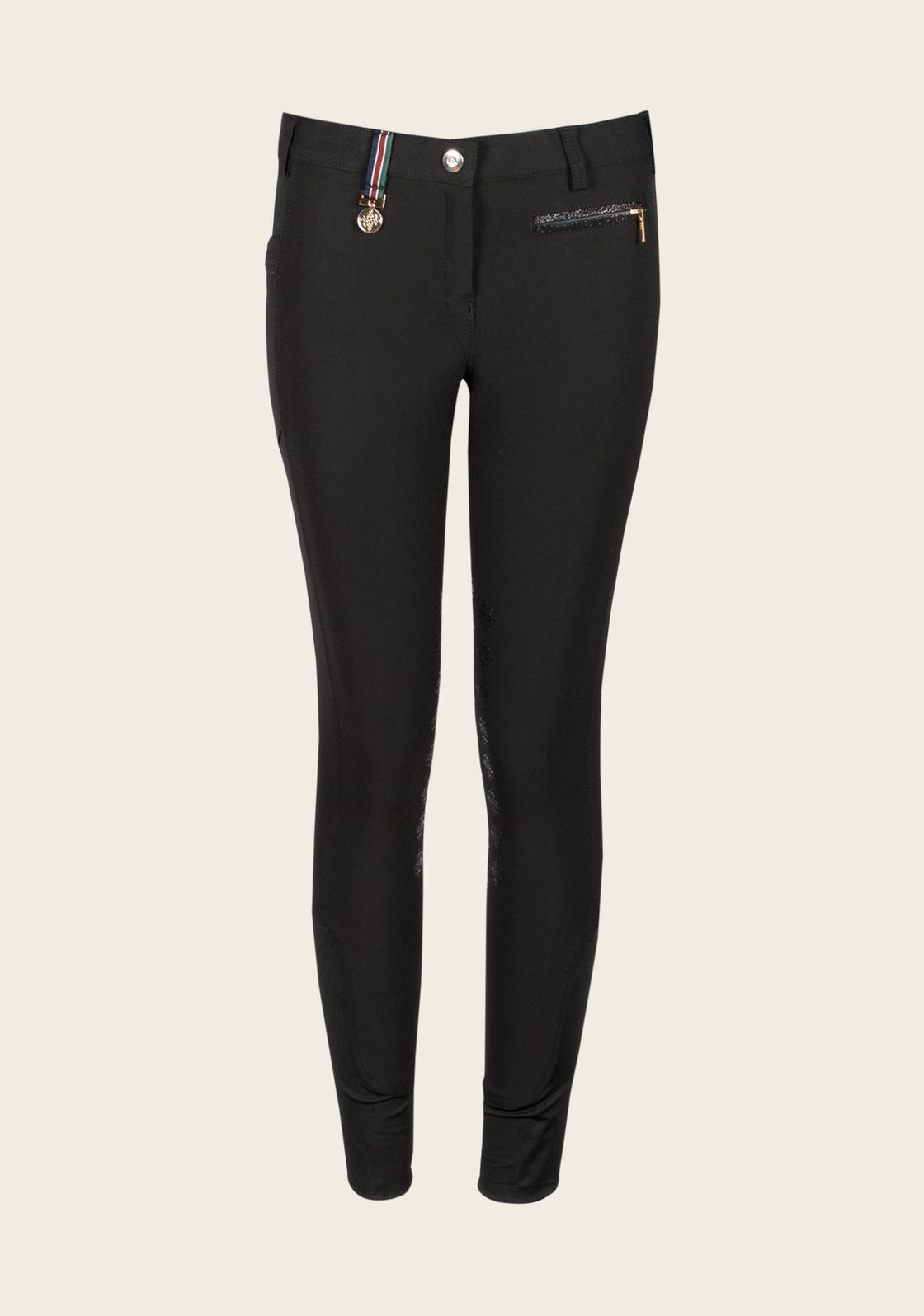 Espoir Inspire Black Knee Patch Bamboo Breeches