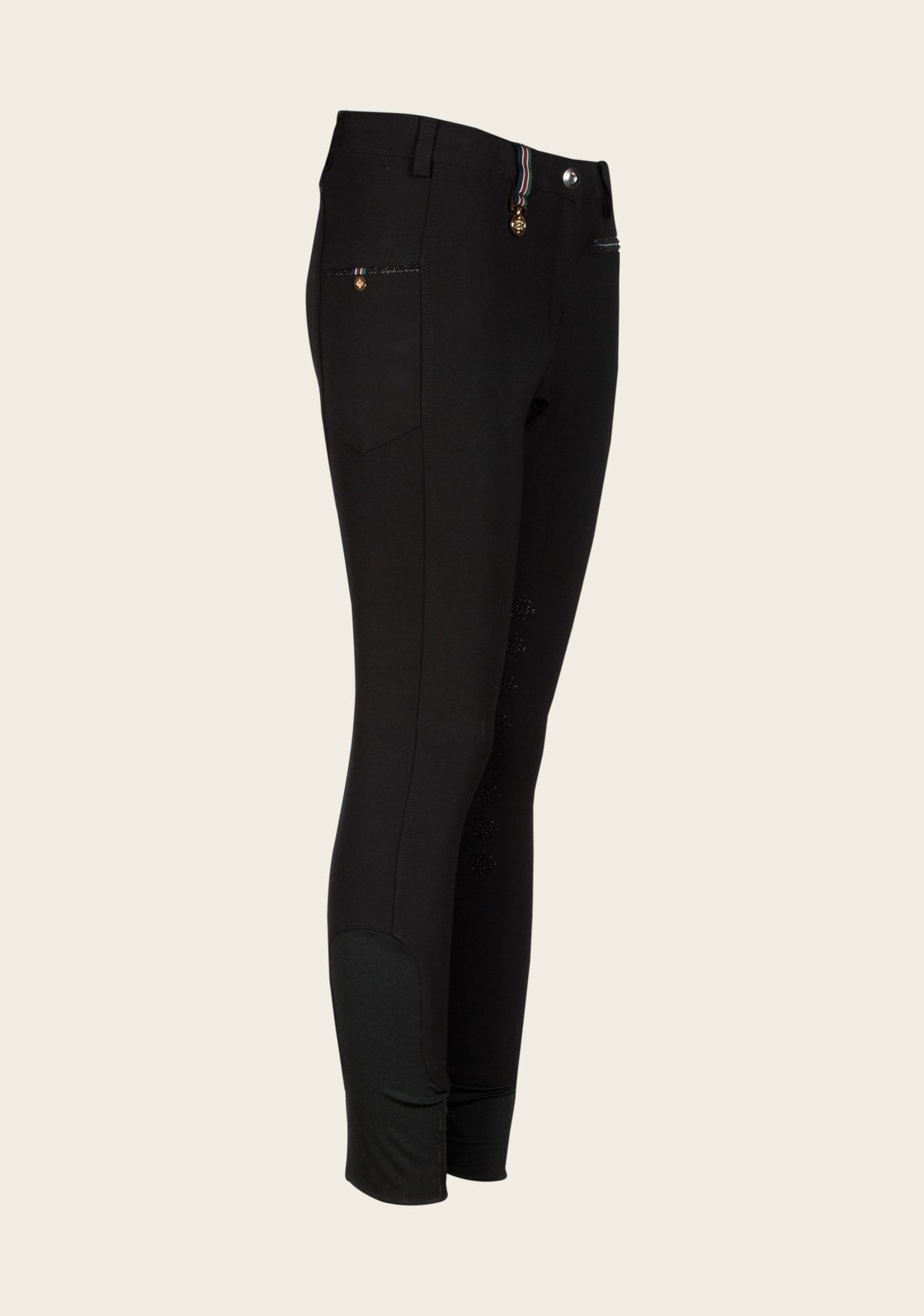 Espoir Inspire Black Knee Patch Bamboo Breeches