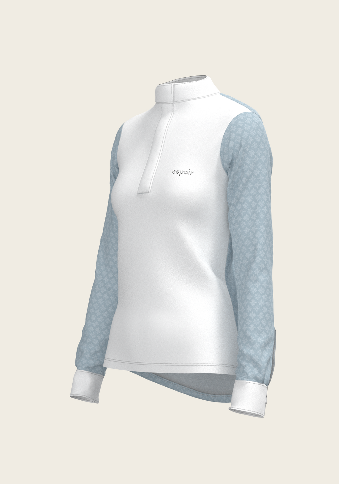 Sky Blue Long Sleeve Show Shirt