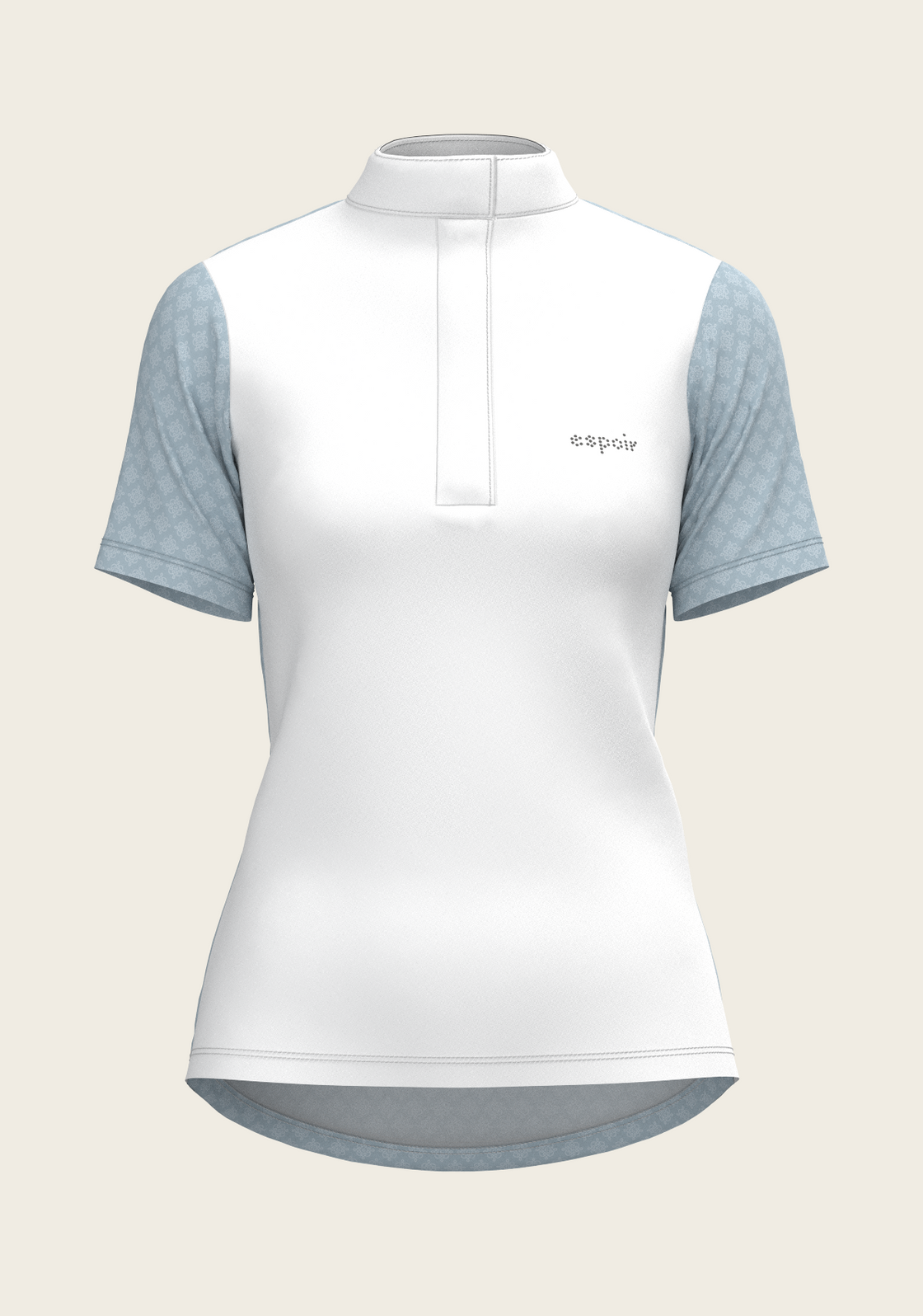 Sky Blue Short Sleeve Show Shirt