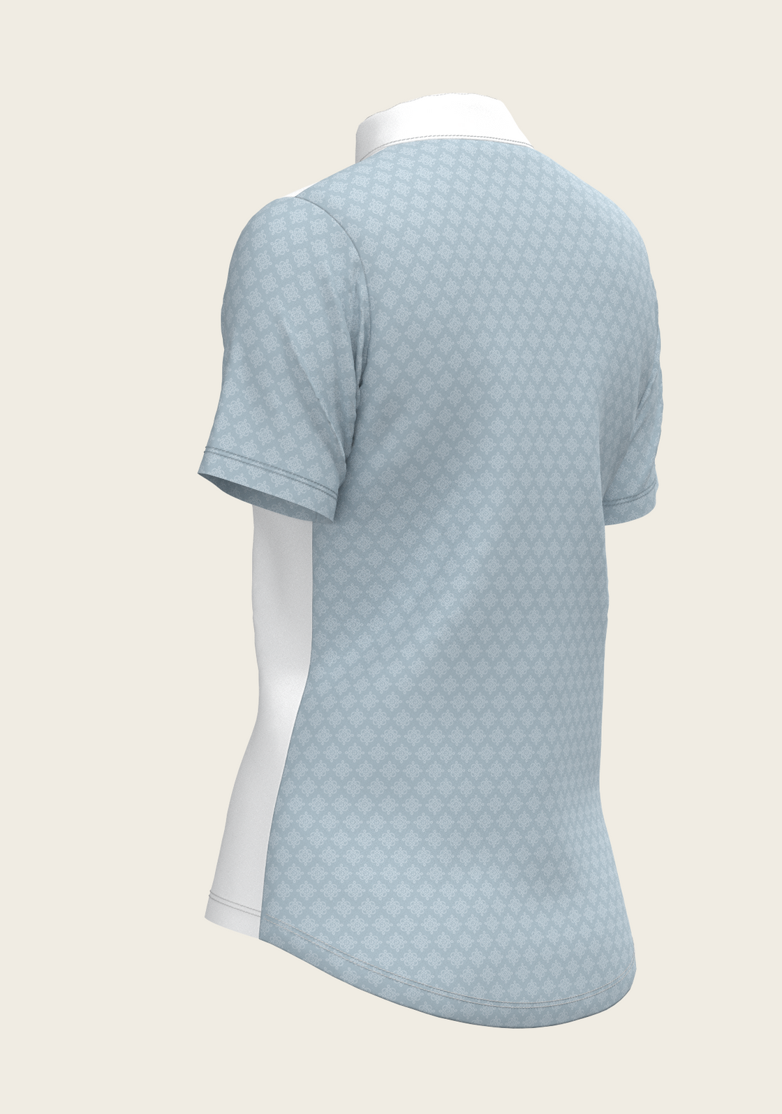 Sky Blue Short Sleeve Show Shirt