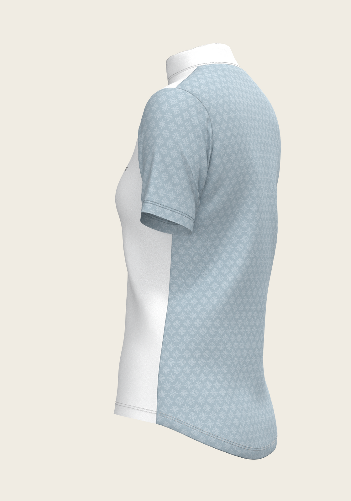 Sky Blue Short Sleeve Show Shirt