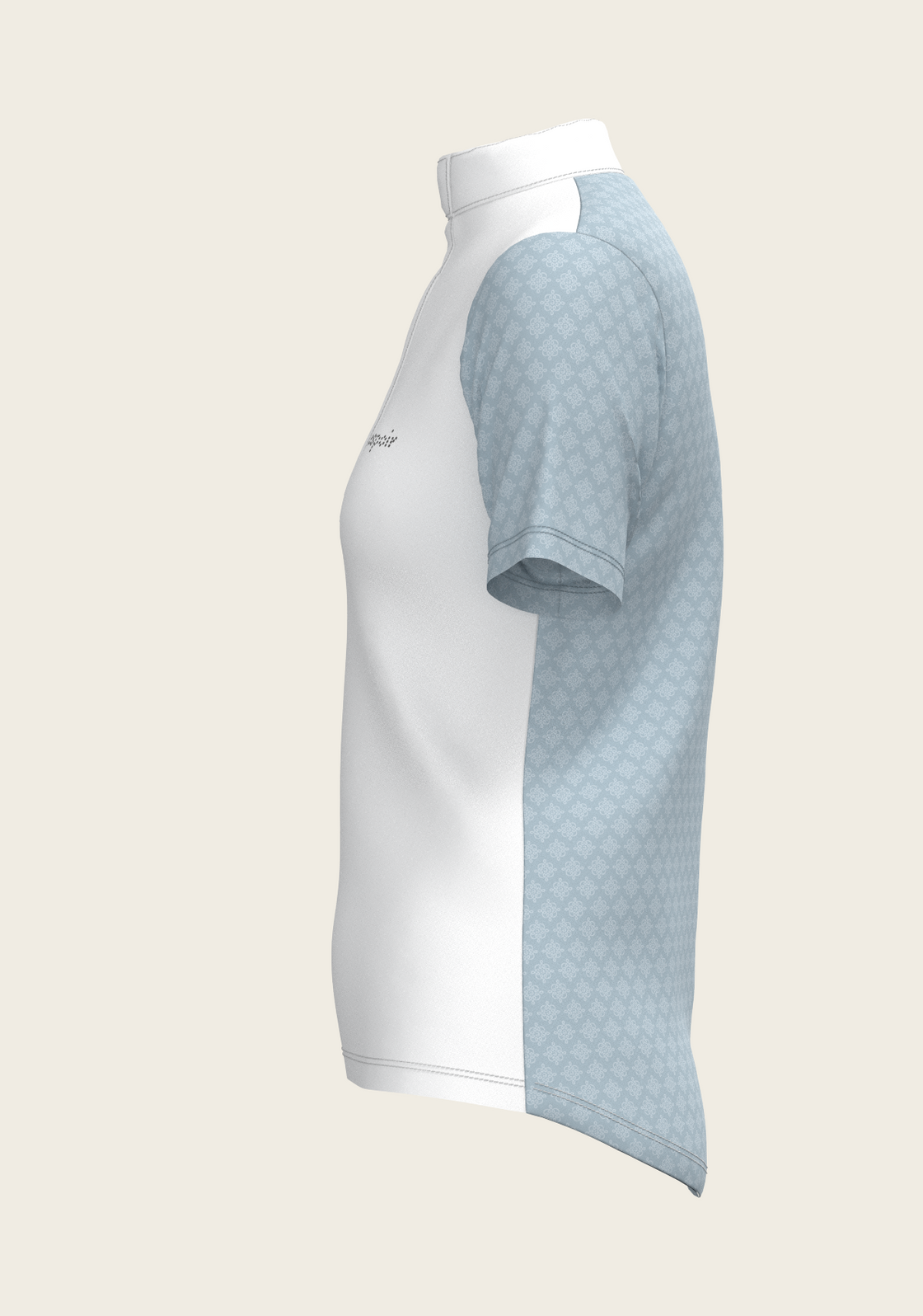 Sky Blue Short Sleeve Show Shirt