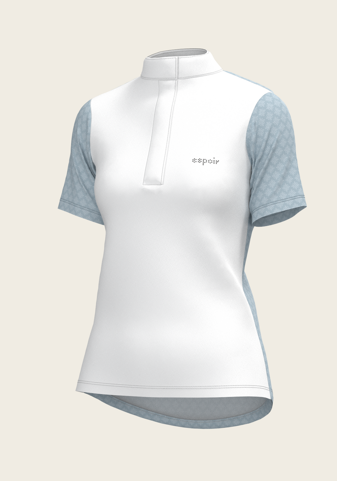 Sky Blue Short Sleeve Show Shirt