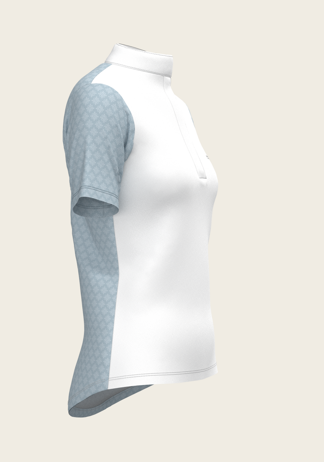 Sky Blue Short Sleeve Show Shirt