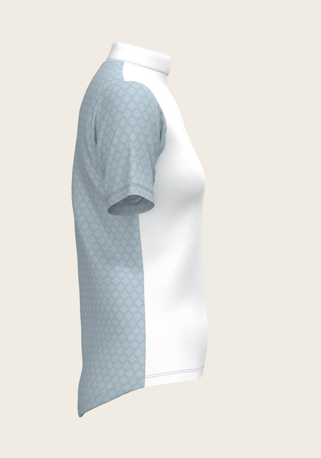 Sky Blue Short Sleeve Show Shirt