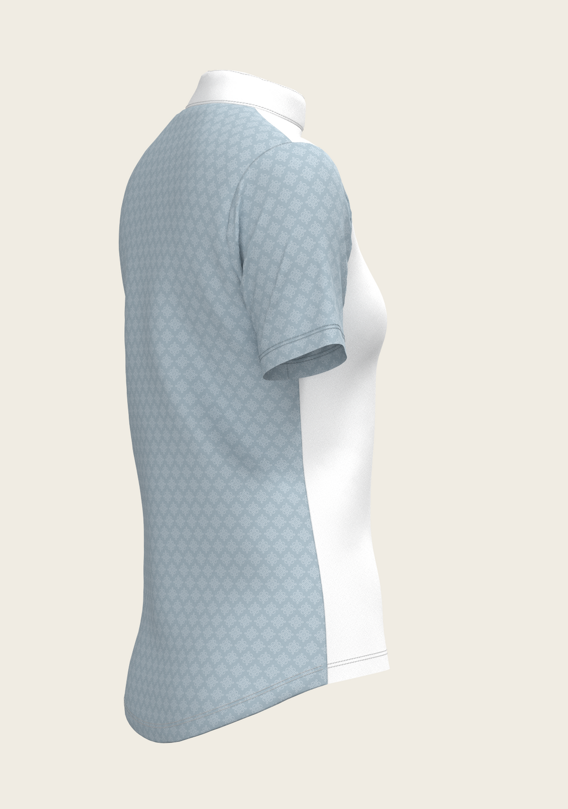 Sky Blue Short Sleeve Show Shirt