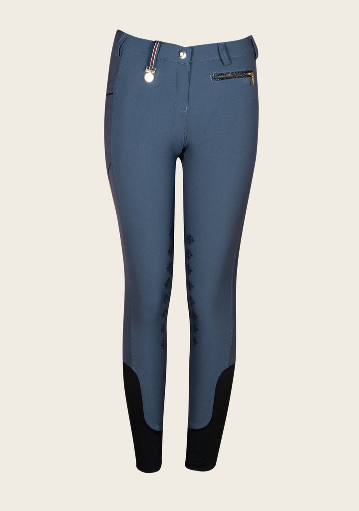 Espoir Inspire Full Seat Smokey Blue Bamboo Breeches