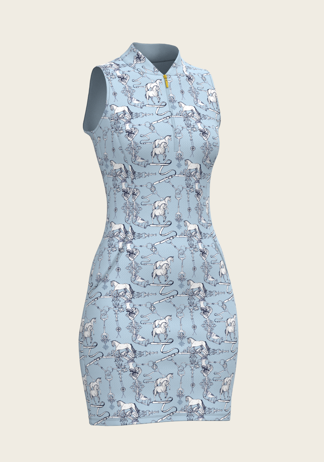 Sky Blue Carnival Golf Dress Espoir Equestrian Sky Blue Carnival Golf Dress Espoir Equestrian