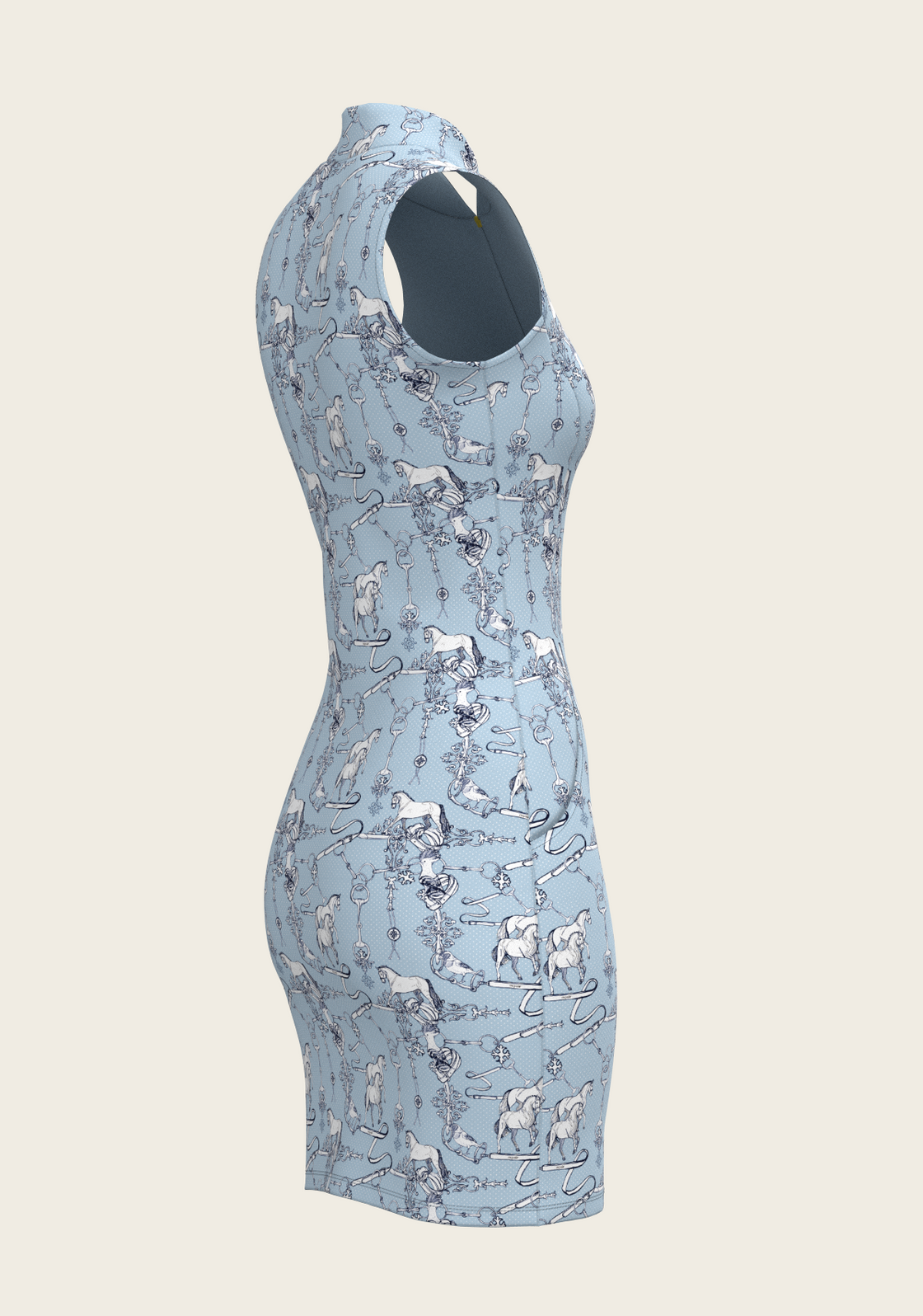 Sky Blue Carnival Golf Dress