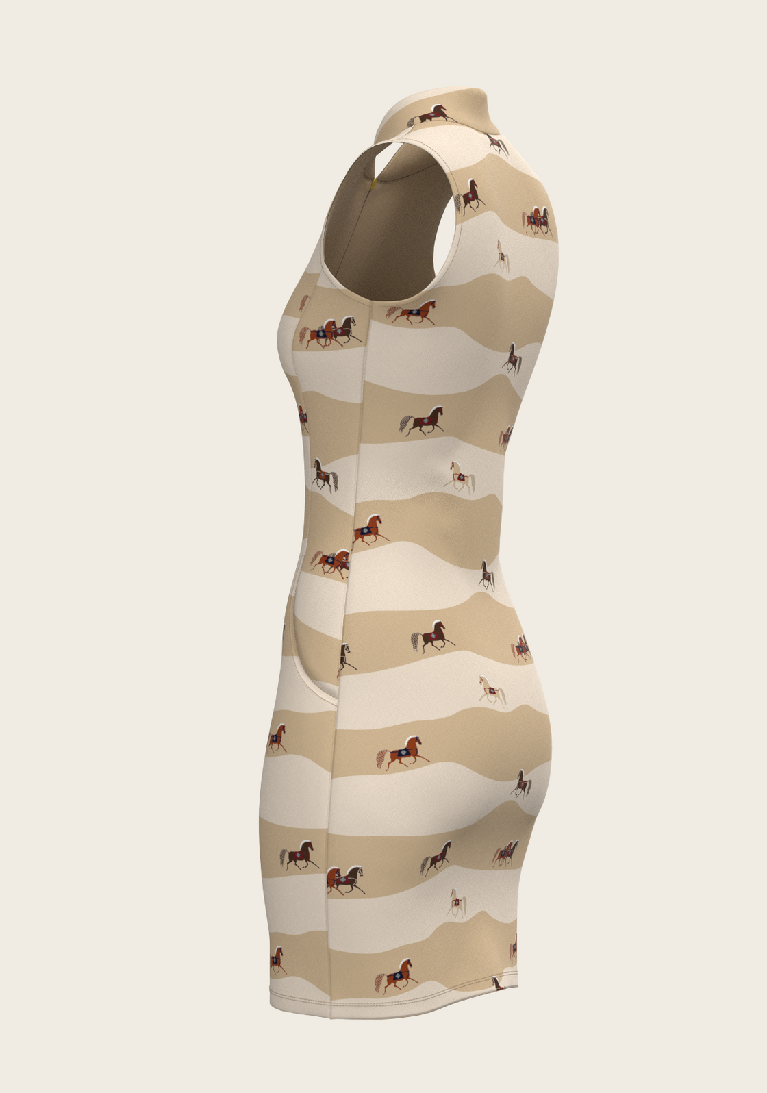 Gold Cheval Golf Dress