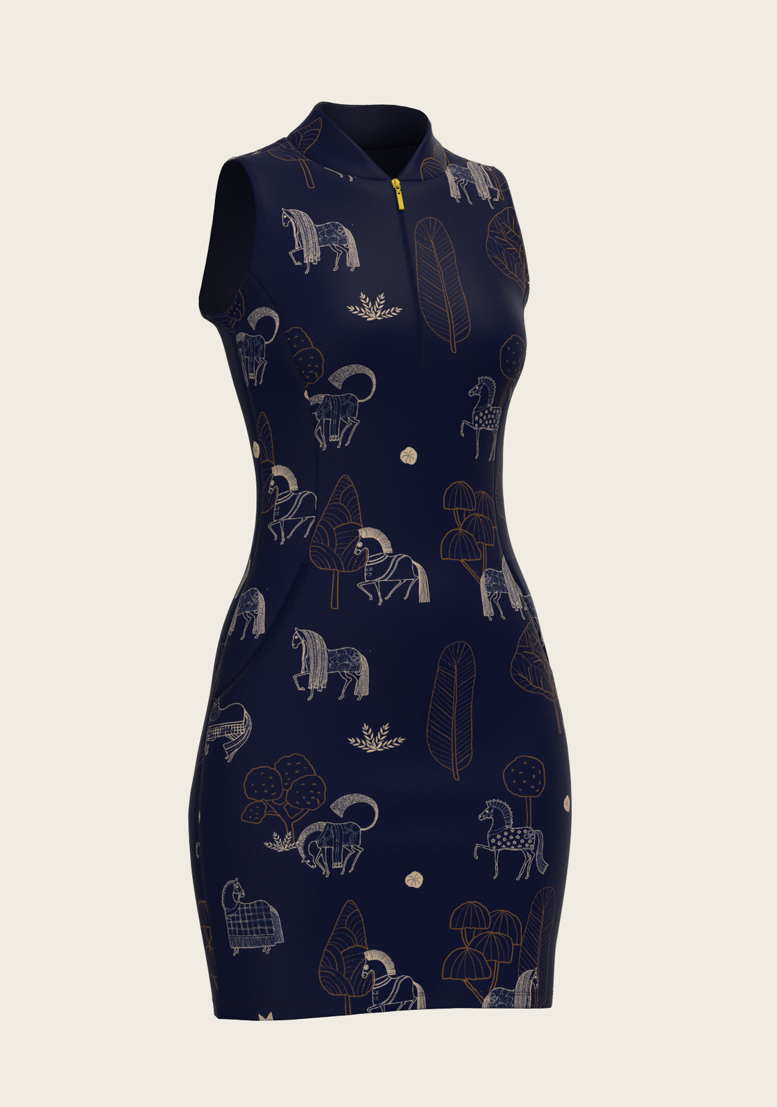 Navy Magic Golf Dress