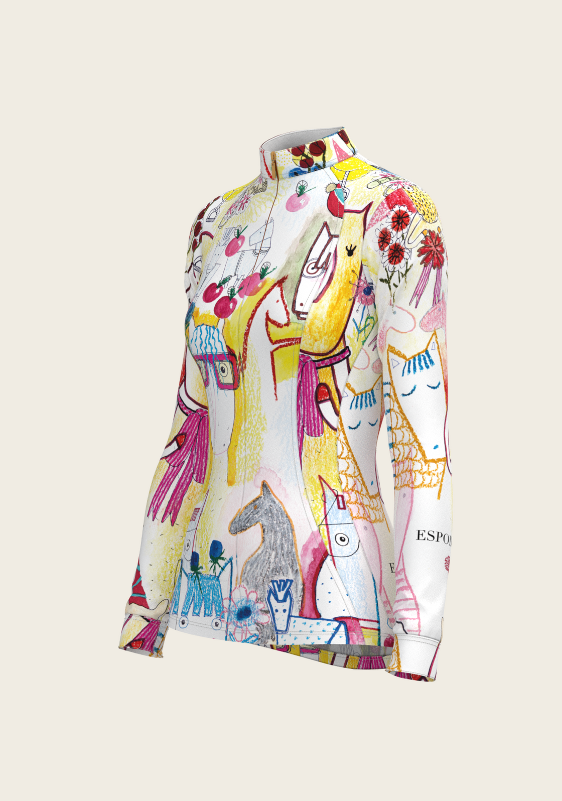 The Horse Fair Quarter Zip Sun Shirt