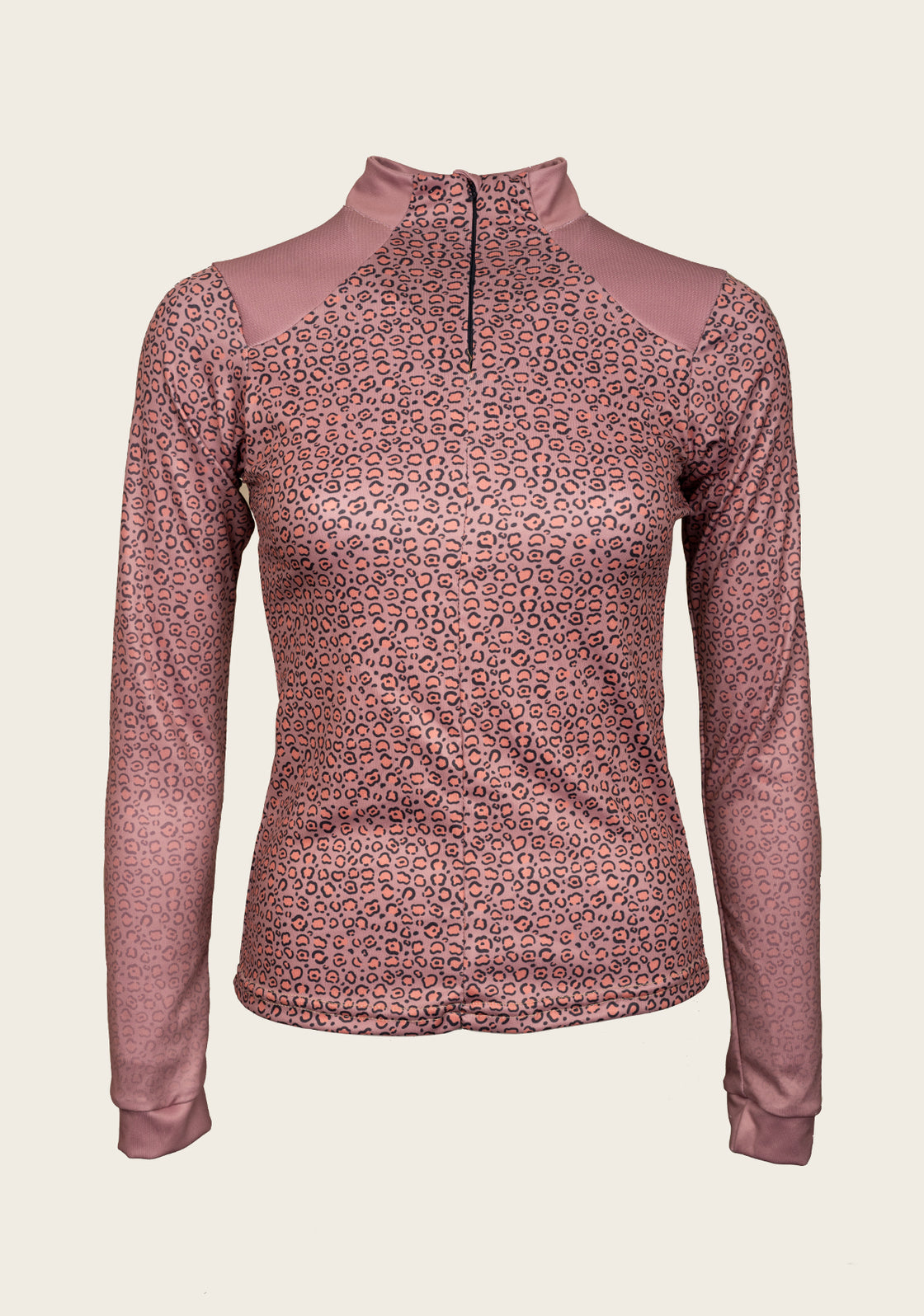 Leopard in Rose Sport Sun Shirt