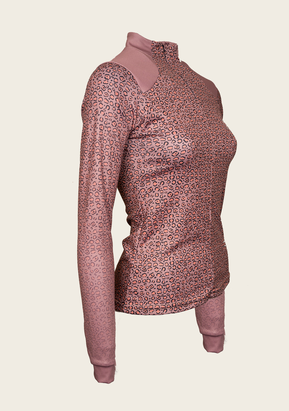 Leopard in Rose Sport Sun Shirt
