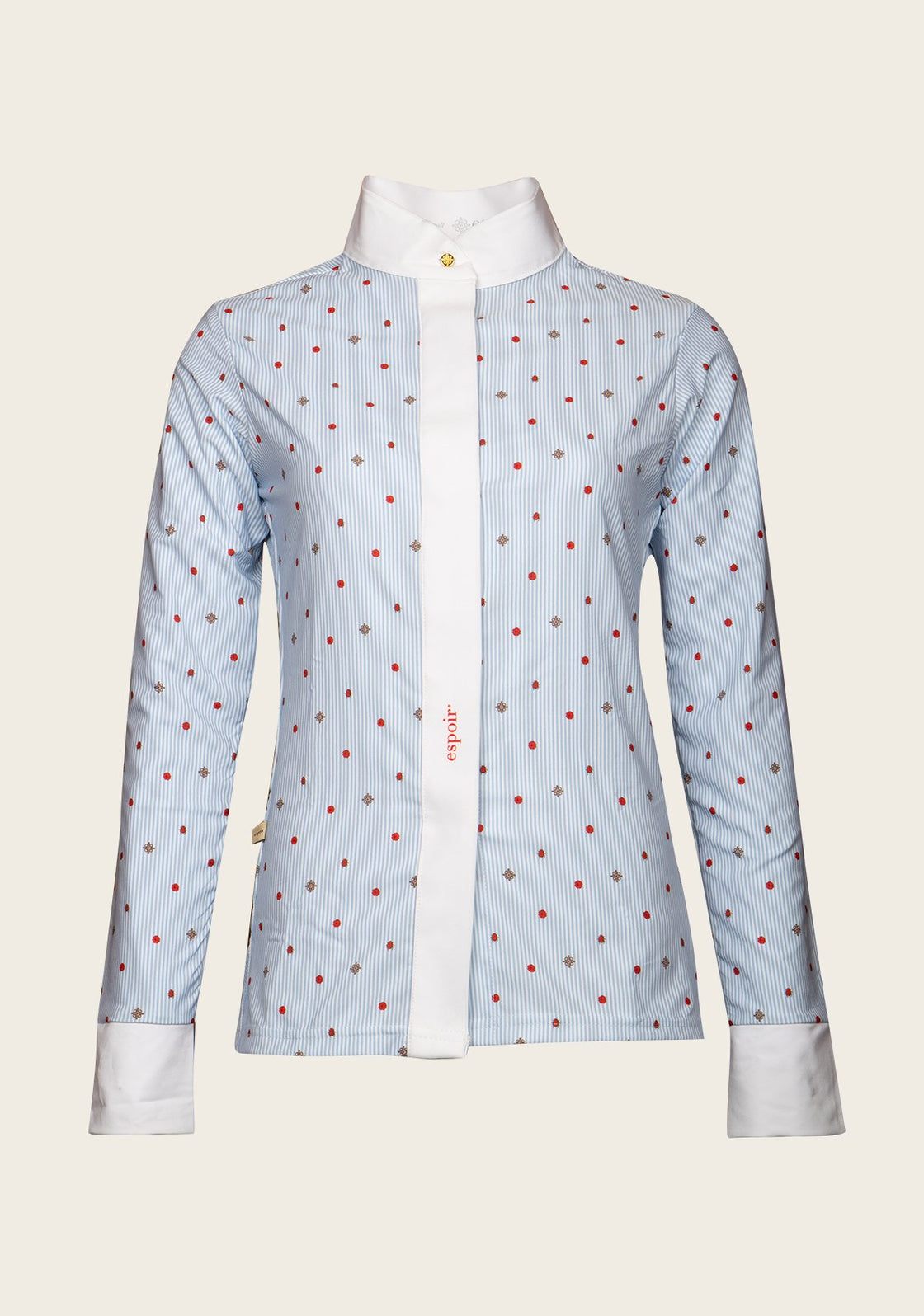 Espoir Sky Blue Beetle & Daisy Formal Button UV Show Shirt