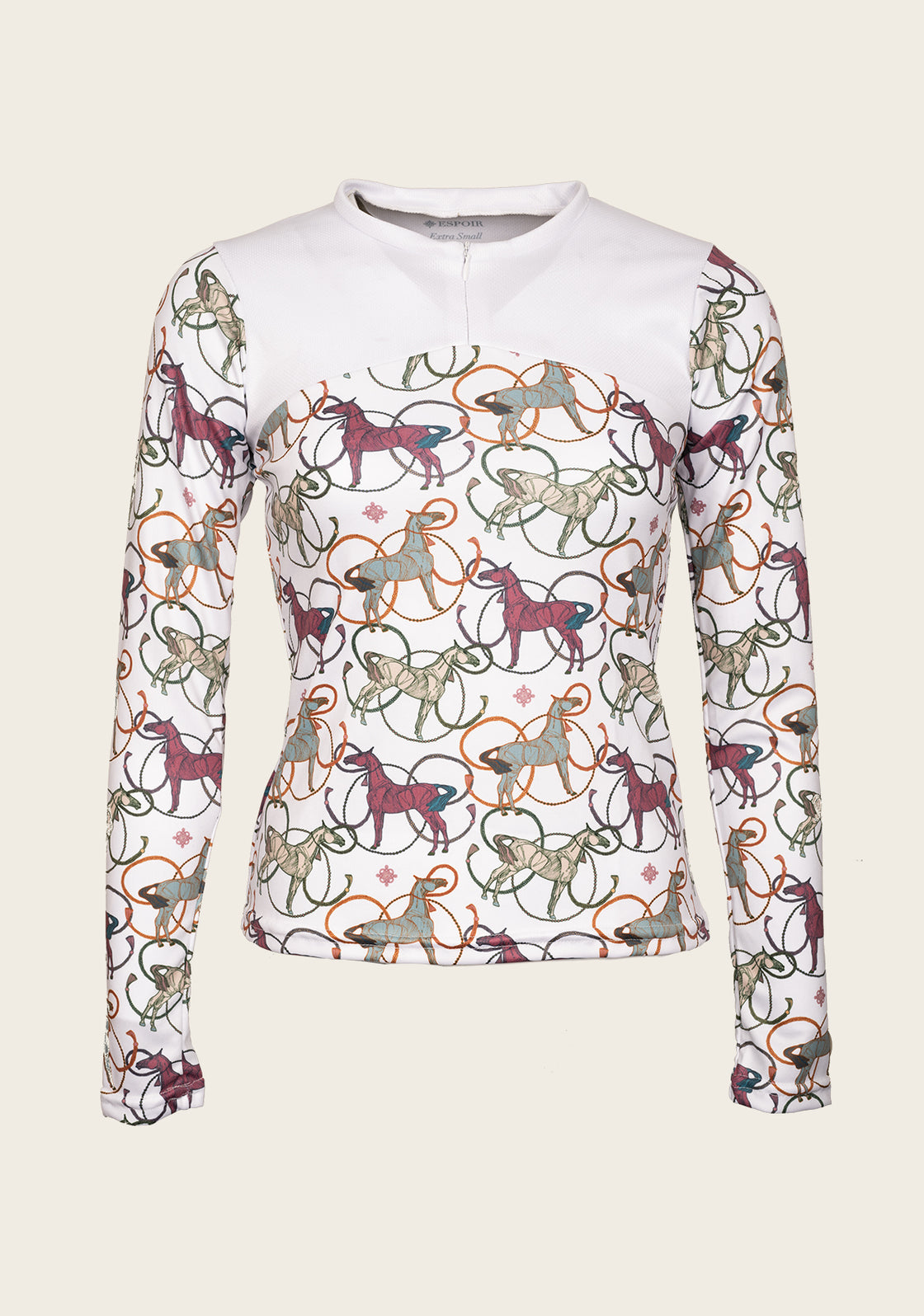 Colourful Roped Horses Zip-Tee